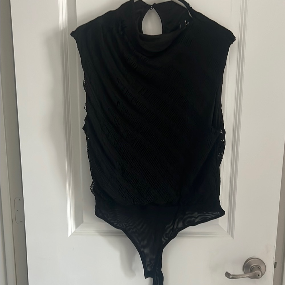 Elegant Black Women's Bodysuit